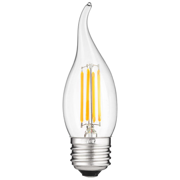 LED - Chandelier - 4 Watt - 400 Lumens  - Warm White - 2700 Kelvin