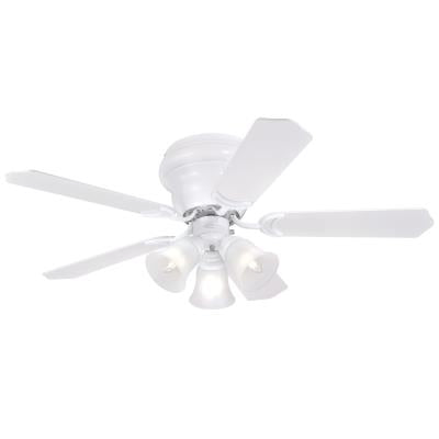 Westinghouse 7231400 Indoor Ceiling Fan with Dimmable LED Light Fixture - 42 inch - White Finish - Reversible Blades - Frosted Glass