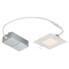 Westinghouse 5187000 4-Inch Slim Square Recessed LED Downlight - 10 Watt - 3000 Kelvin - ENERGY STAR