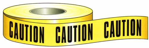 Morris Products 69000 Caution Tape 3 inch X 1000 ft
