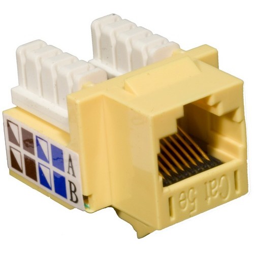 Morris Products 88024 CAT 5E 11O Yellow Jack