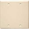 Morris Products 81523 Almond 2 Gang Blank