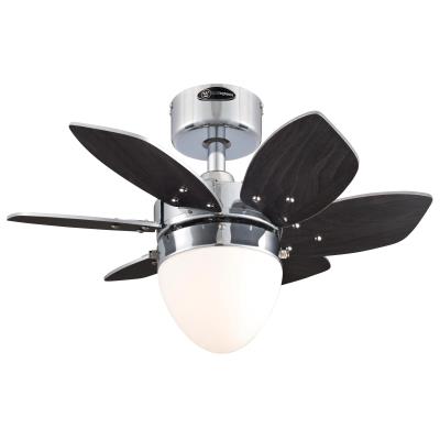 Westinghouse 7236900 Indoor Ceiling Fan with Dimmable LED Light Fixture - 24 inch - Chrome Finish -
Reversible Blades - Opal Frosted Glass
