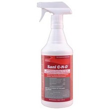 Morris TSANI-CND-32 - 32 oz Container - SANI C-N-D Disinfectant is an EPA registered viricide, disinfectant, fungicide, and mildewstat