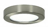 Satco S9359 LED Fixture 5 inch Flush Mount  - 10.5 Watt -  Round -  Brushed Nickel Finish