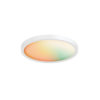 DALS Lighting  SM-FM14WH - 15 Inch LED SMART flush mount - 18 Watt - RGB + 2700 - 6500 CCT Tuable -White Finish