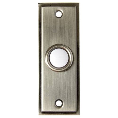 Morris Products 78256 Decorative Lit Pewter Pushbutt