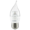 Sunlite  80479-SU - EFC/LED/4.5W/E26/CL/D/ES/27K LED CA11 Flame Tip Chandelier 4.5 Watt Light Bulb