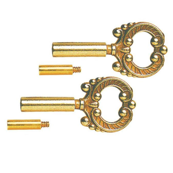 Westinghouse 7016000 2 Socket Keys Brass Finish