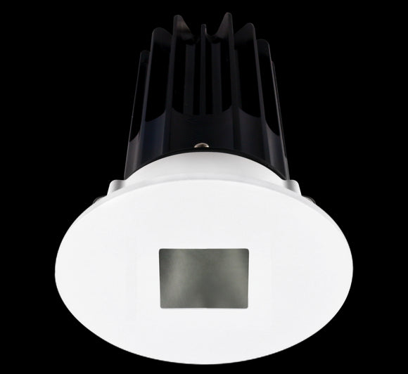 Lotus LED-2-S15W-5CCT-2RRCH-2RSH 2 Inch Round Recessed LED 15 Watt Designer Series - 5CCT Selectable - 1000 Lumen - Chrome Reflector - Square Hole Trim