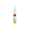 Bulbrite 410303 3 Watt CA5 Incandescent White Flicker Flame