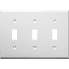 Morris Products 81756 WH Mid 3G Tog Switch Wallplate