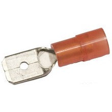 Morris Products 11948 22-16 .032x.187 Nylon Insulated Double Crimp Male Disconnects (Pack of 100)