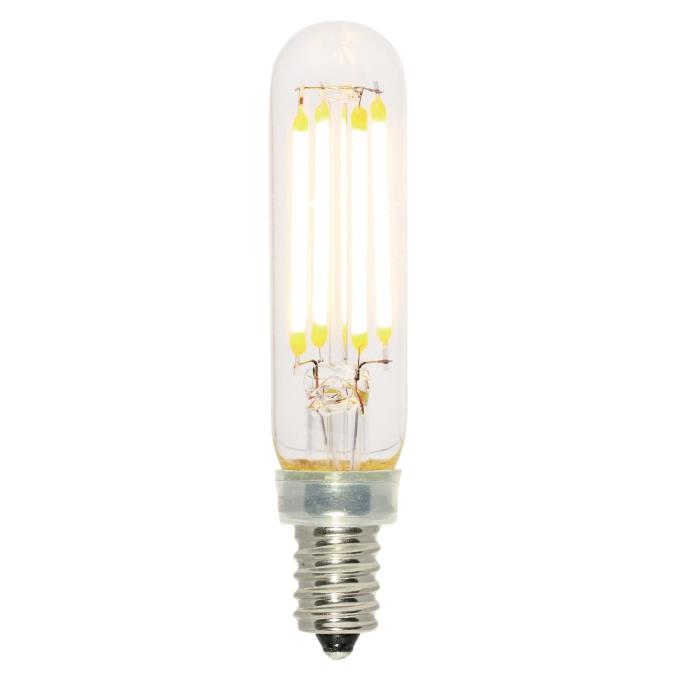 Westinghouse 5168000 Filament LED T6 Decorative Dimmable Light Bulb - 4.5-watt - Clear - 2700 Kelvin - E12 Base
