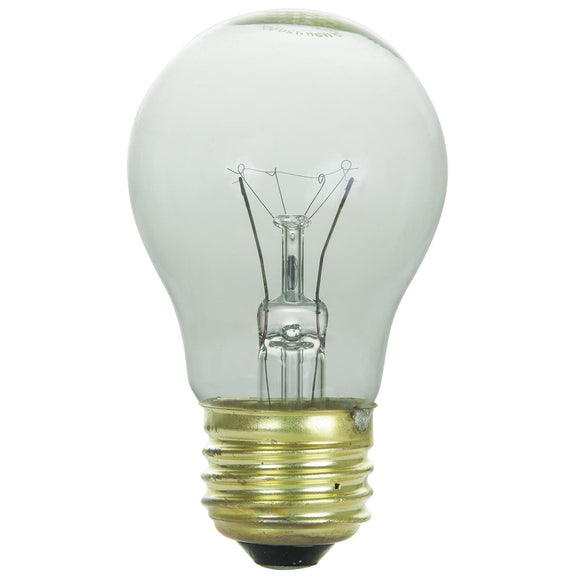 Incandescent - A15 Appliance - 40 Watt - 320 Lumens  - Warm White - 2700 Kelvin