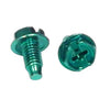 Morris Products 30772 Green Grounding Screws (Pack of 100)