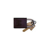 Morris Products 21636 Brown Padlock Keyed Different