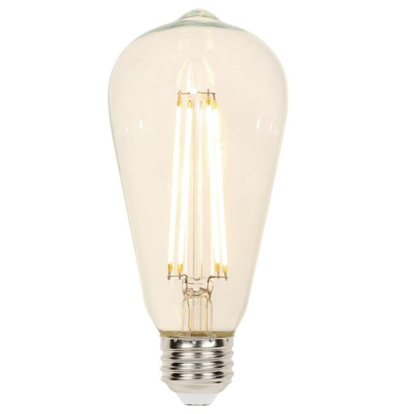 Westinghouse 3518200 Filament LED ST20 Decorative Dimmable Light Bulb - 4.5 Watt - Clear - 2700 Kelvin - E26 Base