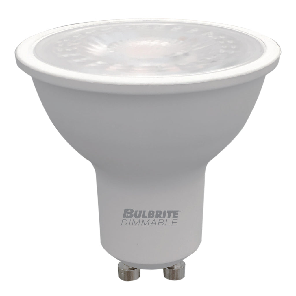 BULBRITE 771218 5.5 Watt PAR16 LED - GU10 Twist & Lock Base - 3000 Kelvin Warm White - 420 Lumens - Dimmable - 120 Volt