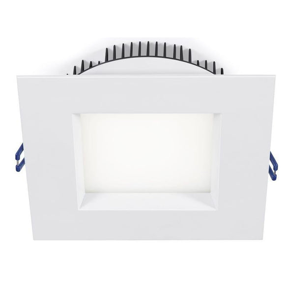 Lotus LED Lights - 4 Inch Square Regressed - Open Plenum Commercial LED Downlight