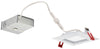 Lithonia WF4-SQS-LED-30K40K50K-90CRI-MB-M6 Black LED Recessed LED Dwonlight - Square