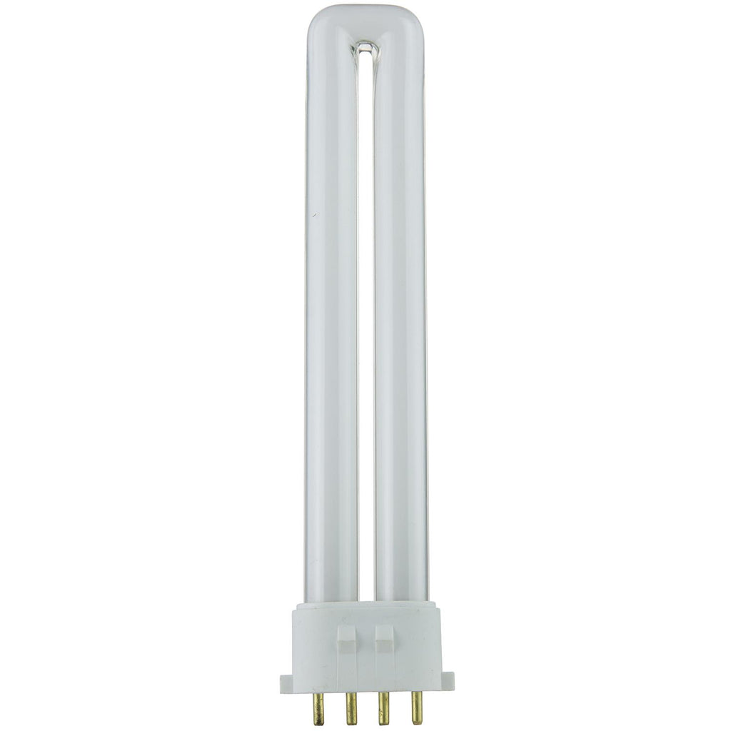 Plug-In - PL 4-Pin Single U-Shaped Twin Tube - 13 Watt - 720 Lumens  - Warm White - 2700 Kelvin