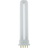 Plug-In - PL 4-Pin Single U-Shaped Twin Tube - 13 Watt - 720 Lumens  - Warm White - 2700 Kelvin