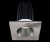 Lotus LED-2-S15W-5CCT-2RRCH-2STBN-24D 2 Inch Square Recessed LED 15 Watt Designer Series - 5CCT Selectable - 1000 Lumen - 24 Degree Beam Spread - Chrome Reflector - Brushed Nickel Trim