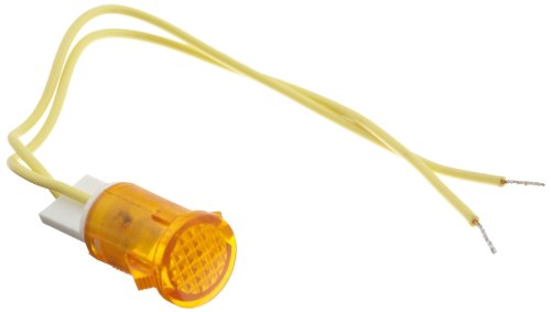 Morris Products 70328 Amber Rnd Pilot Lamp 24VDC (Pack of 10)