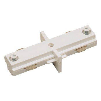 Nora Lighting NT-310W - One-Circuit Straight Connector - White finish