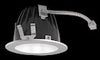 RAB NDLED6RD-80YN-W-S - 6 Inch Round LED Downlight - 3500 Kelvin - White Cone Silver Trim