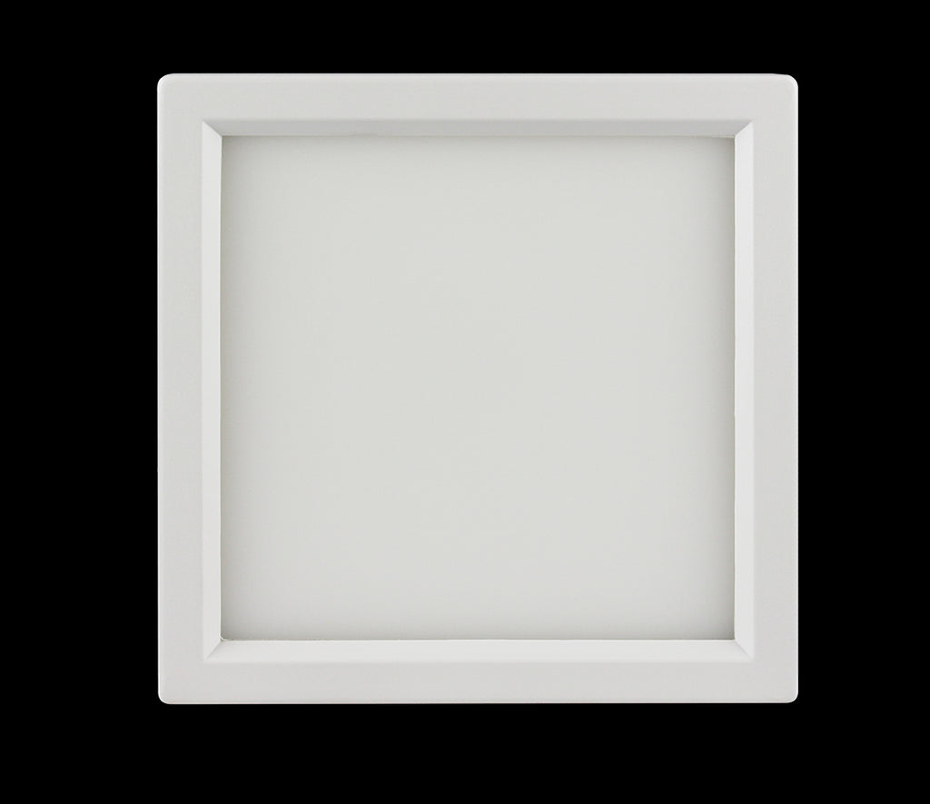 J-Box Installation - 4 Inch Slim LED Downlight Square - 10 Watt - 600 Lumens - 4000K Kelvin - 80 CRI - 50000 - Dimmable - LR23610