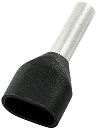 Morris Products 12786 2-#16 Blk Twin Nylon Ferrule (Pack of 100)