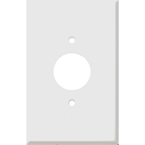 Morris Products 83752 WH 1Gang Single Recep1.406