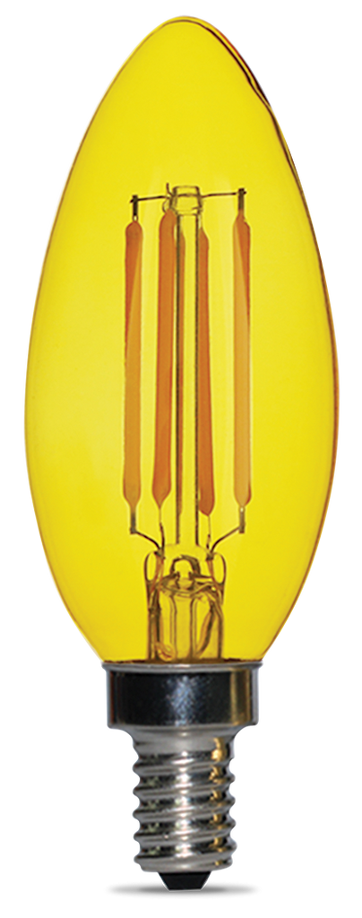LED Filament Lamp - 4 Watt - Lumens - YELLOW Kelvin - 82 CRI - 15000 - Dimmable - LR21229