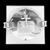Luxrite LR23743 4 inch LED Mini Panel Square 5CCT - High Output Smooth Canless Wafer Spotlight