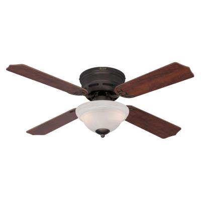 Westinghouse 7230500 Indoor Ceiling Fan with Dimmable LED Light Fixture - 42 inch - Oil Rubbed Bronze Finish - Reversible Blades - White Alabaster Bowl