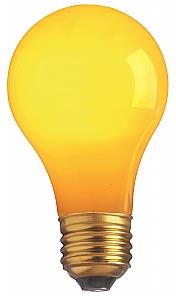 Satco S4987 Incandescent A19 Yellow