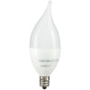 Sunlite  80773-SU - CFF/LED/4.5W/E12/FR/D/ES/27K LED CA11 Flame Tip Chandelier 4.5 Watt Light Bulb, Frosted Finish