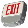 Morris 73376 - LED Cold Weather & Wet Location Combo Exit Sign - Remote Capable - Suitable for Harsh Enviromenst