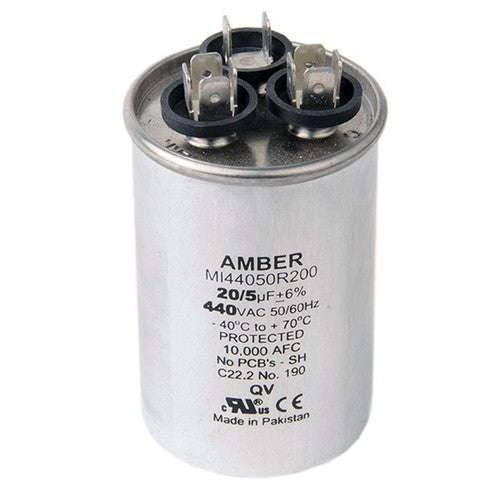 Morris Products T4JR0520 Mtr. Run Cap,Round,20+5uf 440v