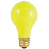 Bulbrite 106860 60 Watt A19 Incandescent Ceramic Yellow Party Bulb