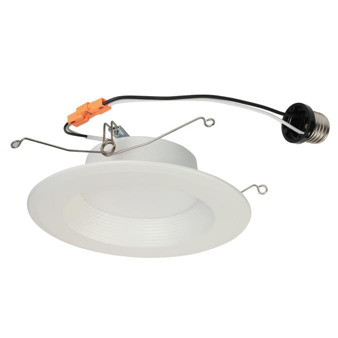 Westinghouse 5055000 5-6-Inch Recessed LED Downlight Flood Dimmable - 11 Watt - 4000 Kelvin - E26 Base - ENERGY STAR