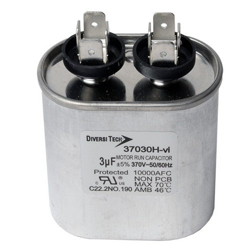 Morris Products T37030H Mtr. Run Cap,Oval, 3uf 370v