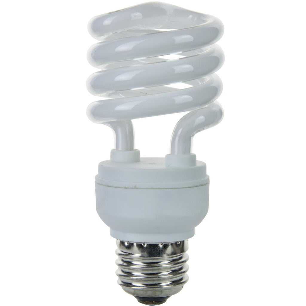 Compact Fluorescent - Super Mini Spiral - 13 Watt - 900 Lumens  - Warm White - 2700 Kelvin