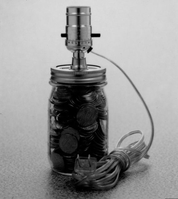 Kirks Lane-97050 - mason jar lamp kit pint