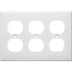 Morris Products 81431 Wh 3 Gang Duplex Receptacle