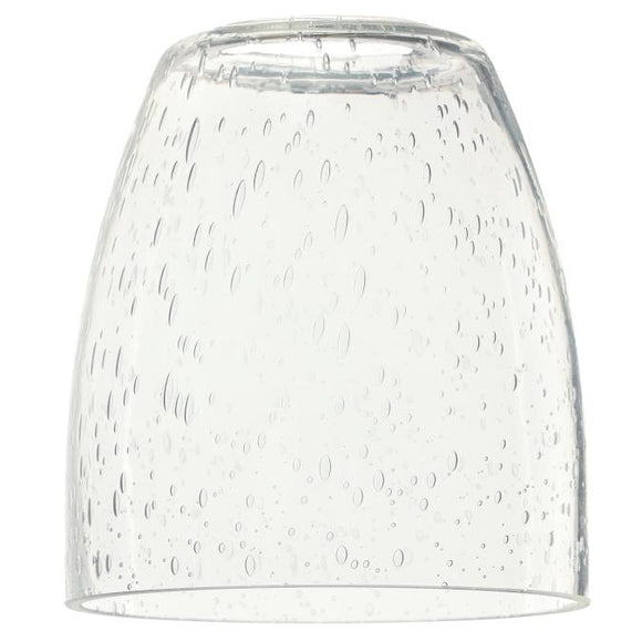 Westinghouse 8509000 Clear Seeded Glass Shade - 2.25 Inch Fitter