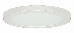 Satco S9650 LED Fixture 13 inch Flush Mount  - 25 Watt -  Round -  White Finish