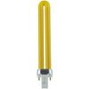 Plug-In - PL 2-Pin Single U-Shaped Twin Tube - 13 Watt - 720 Lumens  - Yellow - Yellow
